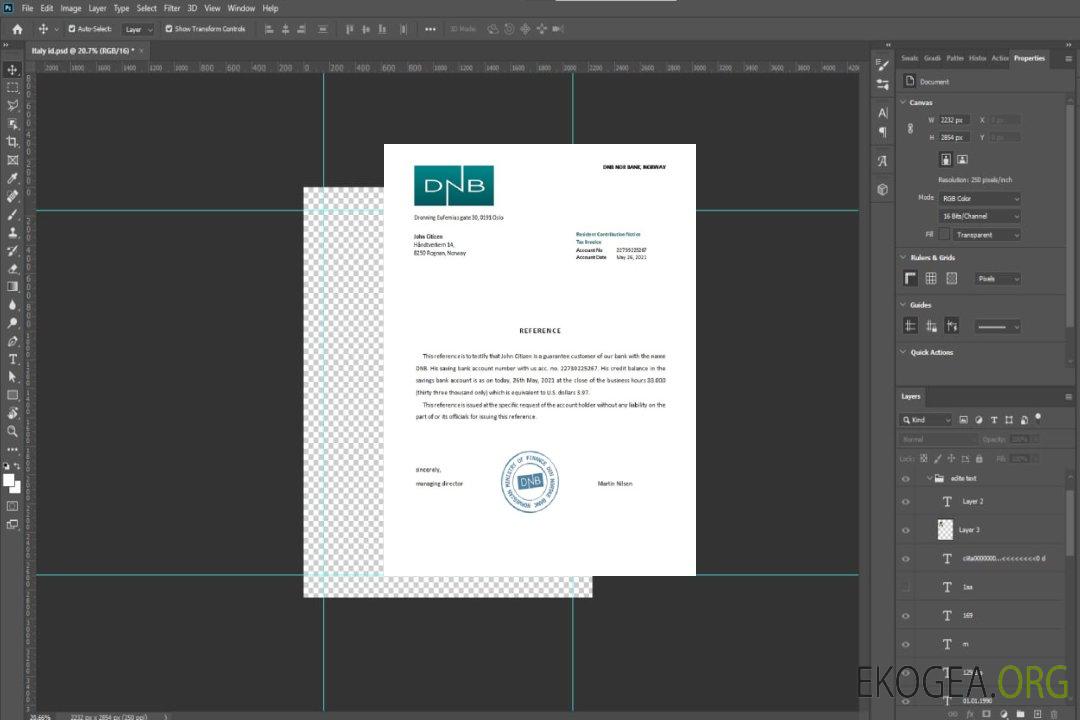 Norvège , DNB , reference template Norvège , DNB , reference template